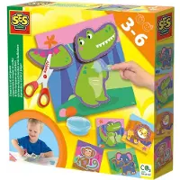 SES Creative - L Heder till Klippa Och Klister - - One Size - Kreativt lekset