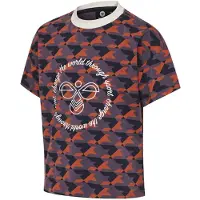Hummel T-shirt - HMLArmelia - Lilla/Röd - - 8 år (128) - T-shirt