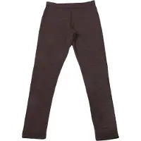 Joha Leggings - Ull - Mörk Brun - - 120 - Leggings