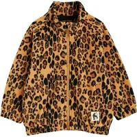 Mini Rodini Fleecejacka - Leopard - Beige - - 2-3 år (92-98) - Fleecejacka