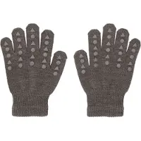 GoBabyGo Handskar - Stickad - Ull - Brown Melerad m. Stilig - - 2-3 år (92-98) - Handskar