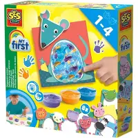 SES Creative - Mina första Fingerfärg - Djur - - One Size - Kreativt lekset