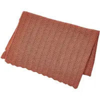 Smallstuff Babymatta - Stickad - Rouge - - One Size - Filt