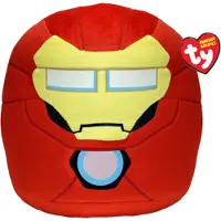 TY Gosedjur - Squishy Beanies - 25 cm - Marvel Iron Man - - One Size - Gosedjur