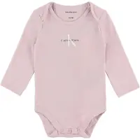 Calvin Klein Body l/ä - Monogram - Pink Ice - - 1 år (80) - Body L/Ä