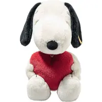 Steiff Gosedjur - 30 cm - Snoopy Love - Vit - - One Size - Gosedjur