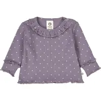 Müsli Tröja - Rib - Dot - Lilac Dimma/Oak - - 2 år (92) - Tröja