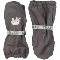 CeLaVi Vantar m. Fleece - PU - Grå - - 4-6 år (104-116) - Vantar