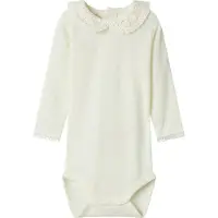 Name it Body l/ä - Ull - Snow White - - 68 - Body L/Ä