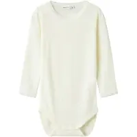 Name it Body l/ä - Ull - Noos - NmfWang - Snow White m. Hålmönst - - 1½ år (86) - Body L/Ä