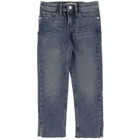 Calvin Klein Jeans - Slim Crop - Blå Denim - - 8 år (128) - Jeans
