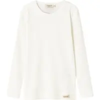 MarMar Tröja - Rib - Plain - Nej - Mild White - - 5 år (110) - Tröja