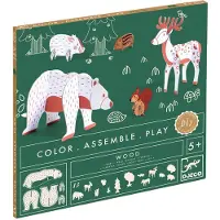 Djeco Kreativt lekset - 13 Delar - Skogen - - One Size - Kreativt lekset