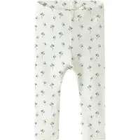 Lil´ Atelier Lil' Atelier Leggings - NbfGayo - Coconut Mjölk/Bell Flower - - 68 - Leggings