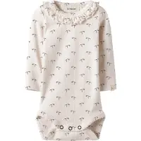 Lil´ Atelier Lil' Atelier Body l/ä - Rib - NbfGago - Nästan Mauve/Tulpan - - 1½ år (86) - Body L/Ä