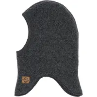 Mikk-Line Balaklava - Ull - Enkel - Noos - Anthracite Melerad - - 50/56 - Balaklava - Singel