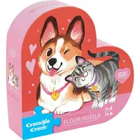 Crocodile Creek Pussel - 36 Delar - Friends Fur-Ever - - One Size - Pussel
