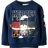 Name it Sweatshirt - NmmOsmus Batman - Marinblå Kavaj - - 2 år (92) - Sweatshirt