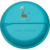 Carl Oscar Snackslåda - BentoDISC - 1.4 L - Turquoise Giraffe - - One Size - Matlåda