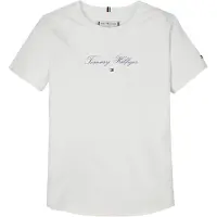 Tommy Hilfiger T-shirt - Manus Slim - Vit - - 10 år (140) - T-shirt