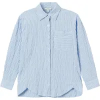 Name it Skjorta - NkfDustripes - Chambray Blue - - 9-10 år (134-140) - Skjorta