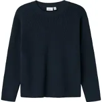 Name it Tröja - Stickad - NkmNesolle - Dark Sapphire - - 9-10 år (134-140) - Tröja