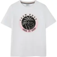 BOSS T-shirt - Team - Vit m. Tryck - - 8 år (128) - T-shirt