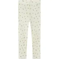Name it Leggings - Ull - Noos - NmfWang - Snow White/Small blomm - - 3 år (98) - Leggings - Ull