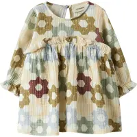 Lil´ Atelier Lil' Atelier Klänningsbody l/ä - Loose - MbfTalia - Coconut Mjöl - - 1½ år (86) - Body L/Ä