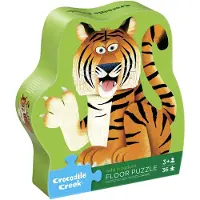 Crocodile Creek Golvpussel - 36 Delar - Wild Kingdom - - One Size - Pussel
