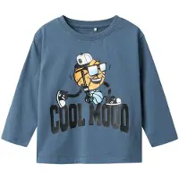 Name it Tröja - NmmThor - China Blue - - 4 år (104) - Tröja