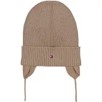 Tommy Hilfiger Mössa - Stickad - Maltad mjölkbrun - - L/XL - Mössa