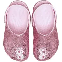 Crocs Sandaler - Chunky Glitter Träsko-T - Rosa Mjölk - - 19/20 - Sandal
