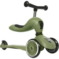 Scoot & Ride Highway Kick 1 - Olive - - One Size - Springcykel
