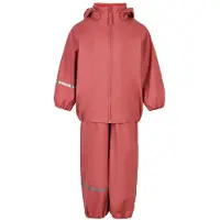 CeLaVi Regnkläder m. Hängslen - Återvunnet PU - Dusty Cederträ - - 70 - Regnkläder