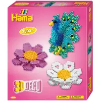 Hama Midi Pärlor Set - 2500 st. - 3D - Dekoration - - One Size - Pärlor