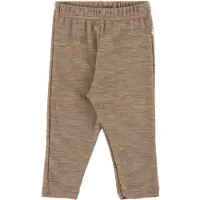 Joha Leggings - Ull/Silke - Beige Melange - - 60 - Leggings - Ull
