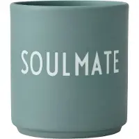 Design Letters Mugg - Favourite - Själsfrände - Dammgrön - - One Size - Mugg