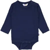 Joha Body l/ä - Bambu - Marinblå - - 90 - Body L/Ä