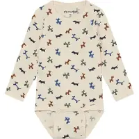 Minymo Body l/ä - White Swan - - 1½ år (86) - Body L/Ä