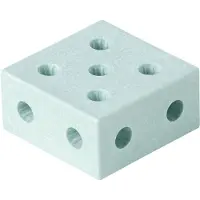 Modu Kloss Kvadratisk - 20x20x10 cm - Ocean Mint - - One Size - Tumlingdjur