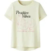 Name it T-shirt - NkfVix - Pear Sorbet/Vibes - - 7-8 år (122-128) - T-shirt