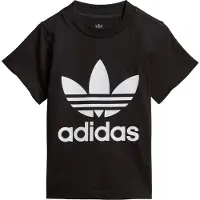 Adidas T-shirt - Trefoil - Svart m. Logo - - 68 - T-shirt
