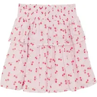 Creamie Kjol - Crepe Dobby - Rose Rosa m. Körsbär - - 4 år (104) - Kjol