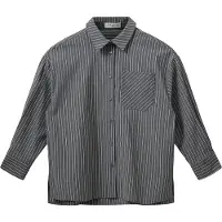 Sofie Schnoor Skjorta - Grey Striped - - 10 år (140) - Skjorta