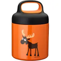Carl Oscar Termomatlåda - 300 ml - TEMP LunchJar - Orange m. El - - One Size - Matlåda