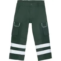 Minymo Arbetsbyxor - Jungle Green - - 5 år (110) - Byxor - Bomull