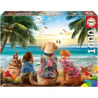 Educa Pussel 1000 Bitar Dogs On The Beach