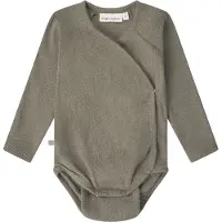 That's Mine Omlottbody l/ä - Rib - Noos - Cala - Green Melange - - 50 - Body L/Ä