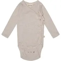 Thats Mine That's Mine Omlottbody - Becca - Rib - Light Brown Melerad - - 62 - Body L/Ä